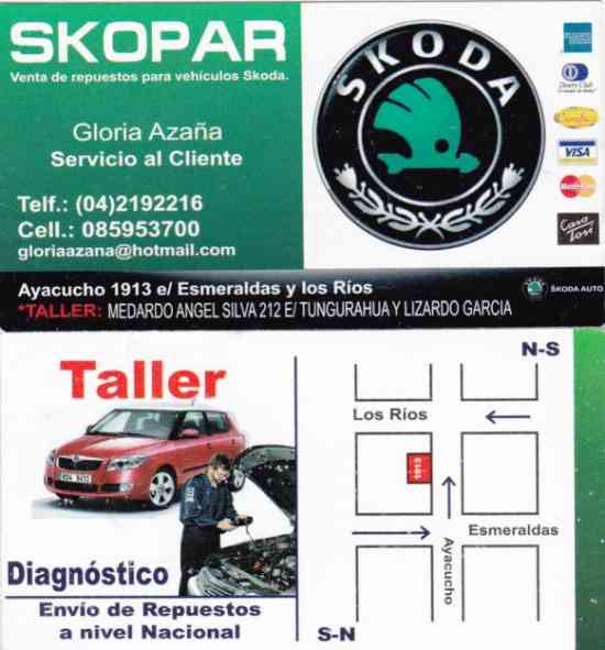 Se infla Con rapidez excusa Repuestos Skoda y Volkswagen, Guayaquil - Doplim - 148761