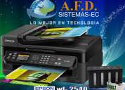 Impresora epson workforce 2540 con sistema de tinta continua