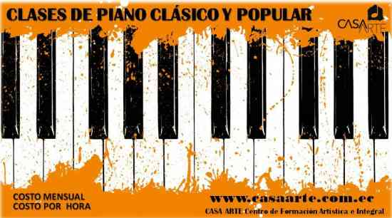 clases de piano en guayaquil económicas CASA ARTE